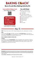 Berry Crumb Bars Baking Activity Kit