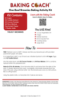 One-Bowl Brownies Baking Activity Kit