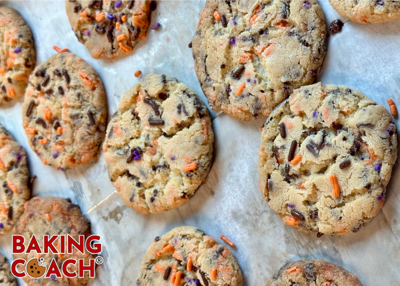 Halloween Sprinkle Sugar Cookies