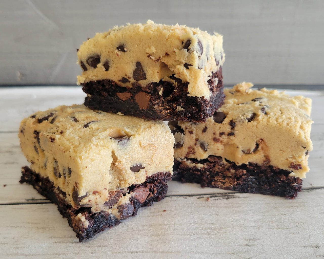 Chocolate Chip Cookie Dough Brownies!