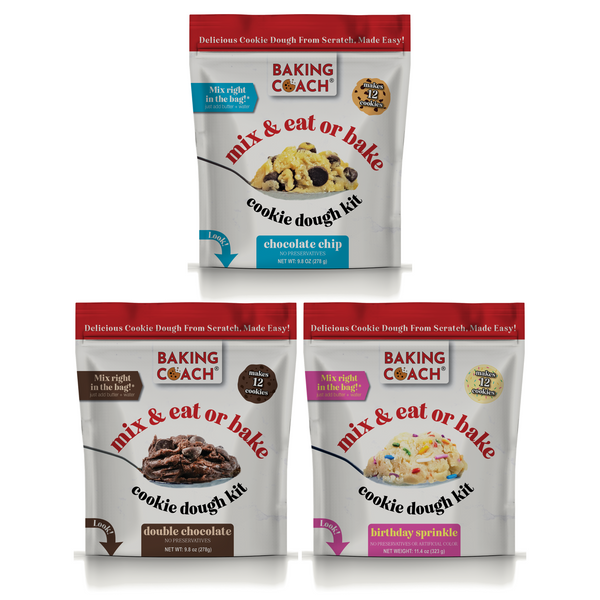 Edible Cookie Dough 1 Dozen Yield Triple Packs