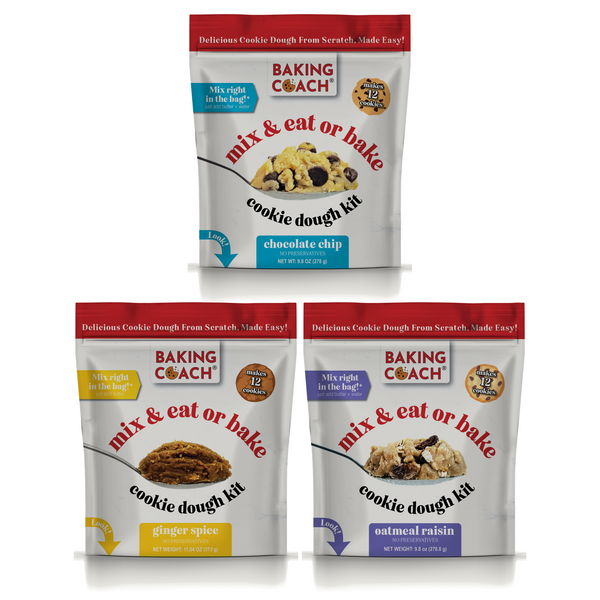 Edible Cookie Dough 1 Dozen Yield Triple Packs