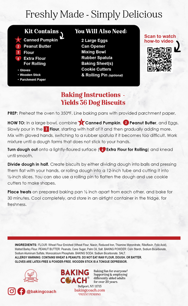 Dog Biscuits Baking Activity Kit