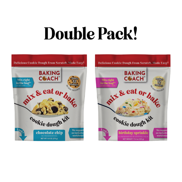 Edible Cookie Dough 1 Dozen Yield Double Packs
