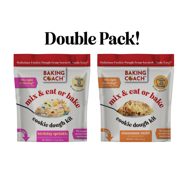 Edible Cookie Dough 1 Dozen Yield Double Packs