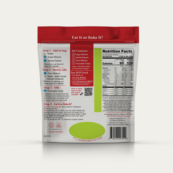 1 Dozen Yield Cookie Dough Kit