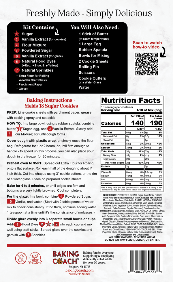 Welcome Home Sugar Cookies Baking Activity Kit