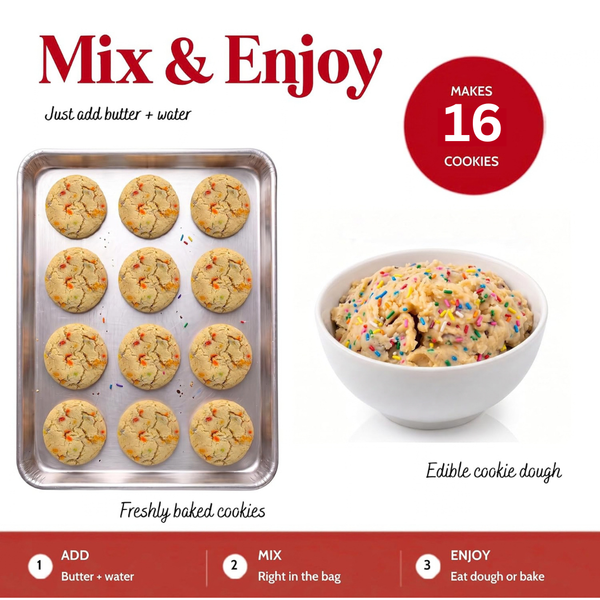 Birthday Sprinkle Cookie Dough Baking Activity Kit