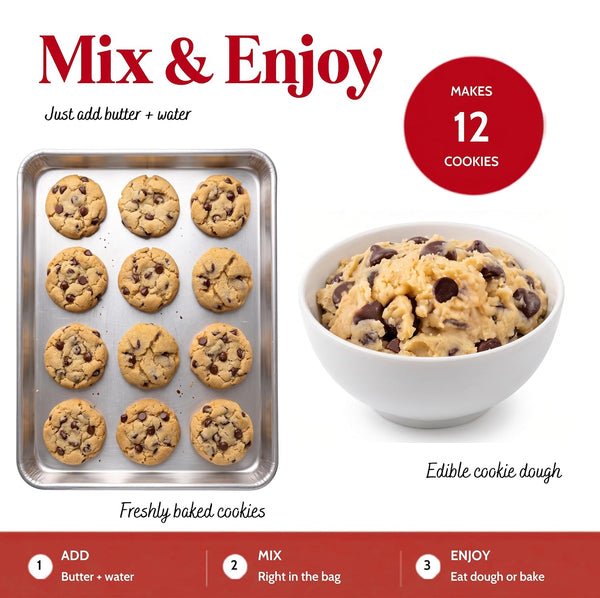 1 Dozen Yield Cookie Dough Kit