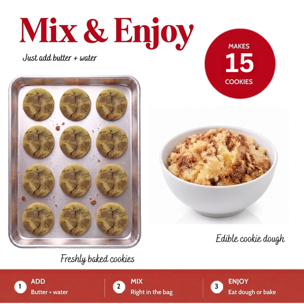 Cinnamon Swirl Cookie Dough Baking Activity Kit