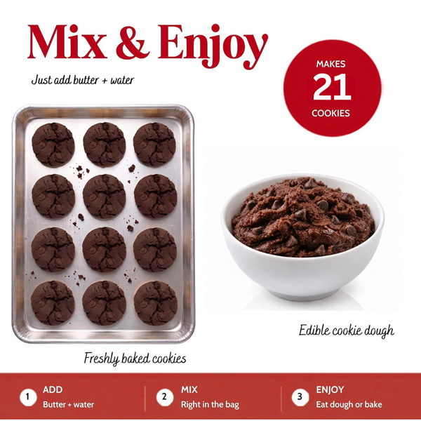 Double Chocolate Cookie Dough Baking Activity Kit
