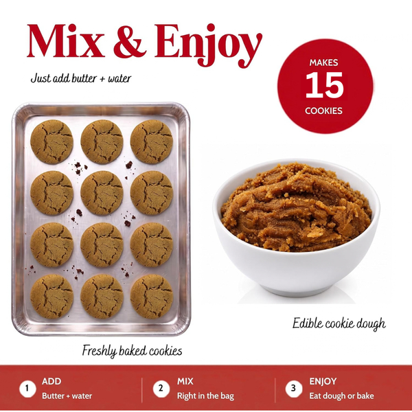 Ginger Spice Cookie Dough Baking Activity Kit