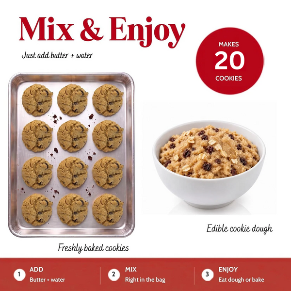 Oatmeal Raisin Cookie Dough Baking Activity Kit